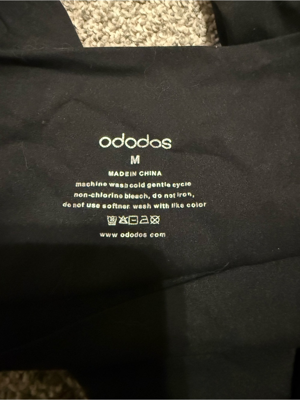 ododos Black High-Waist Leggings - Women's